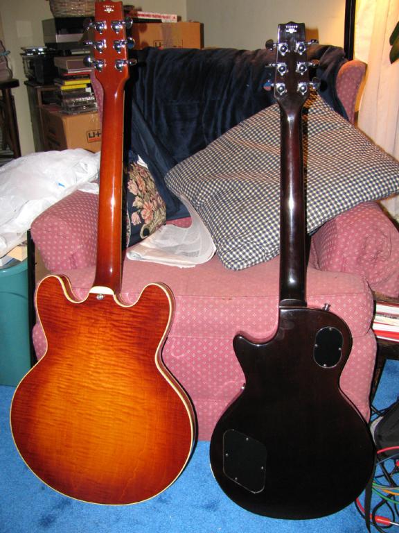 '99 H535 ALSB & '05 H150CM Sunsetburst - rear